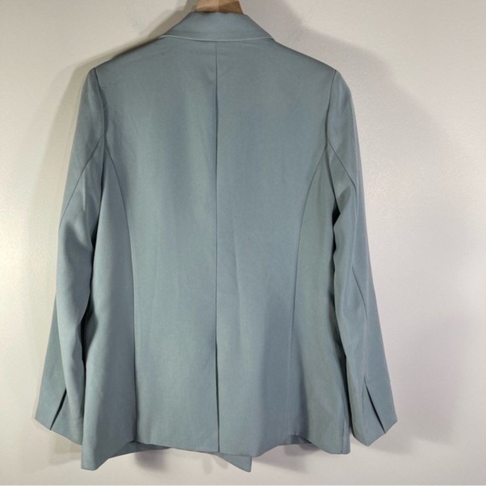 7 For All Mankind Women's Blush Blazer Formal jackets Size M Color Blue Sky - Picture 6 of 12